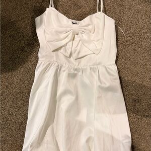 White Bow Dress
